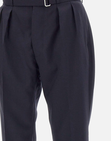 Pantaloni "Pierre" in lana W24MTLG469 NAVY OFFICINE GENERALE 