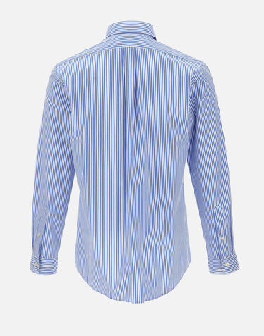 Camicia in popeline stretch a righe 710929346 001 POLO RALPH LAUREN 