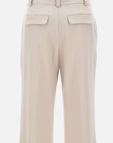 "Tailored Straight Leg Trouser" 1325WTR006429B PUMICE VICTORIA BECKHAM 