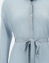 Maxi cardigan con cintura 197035 015 KANGRA 