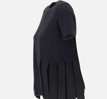 Maglia con frange CA6110MS55N 22222 LIU-JO 