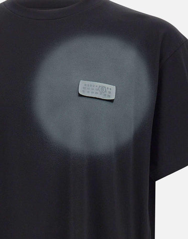T-shirt con stampa spray SH0GC0067 M20048900 MM6 MAISON MARGIELA 