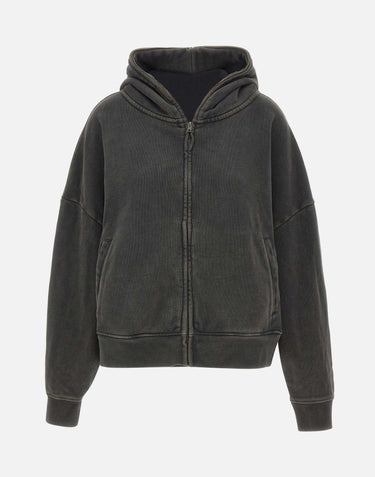 Felpa over con cappuccio e zip ESSS26HO03012 0392 ENTIRE STUDIOS 