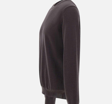 Pullover girocollo in lana vergine 402201 146 KANGRA 
