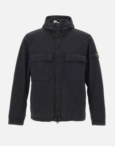 Giacca in twill di cotone stretch 4100077S0A10 V0029 STONE ISLAND 