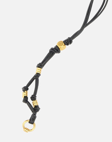 Portachiavi con dettagli dorati PCWATERFALL13 NERO GIANNI CHIARINI 