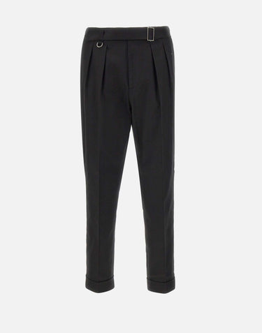 Pantaloni in cotone e lyocell B0515183 9000 PAOLO PECORA 