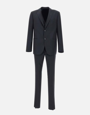 Completo tre pezzi  in fresco lana e seta 938R37 93371240064R MARCHESANI 