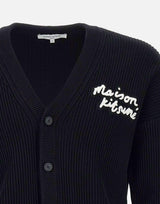 Cardigan comfort fit OM00505KT1126 P199 MAISON KITSUNE' 