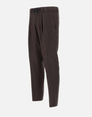 Pantaloni "L-Peet " in lino 50538679 203 BOSS 