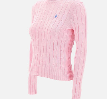 Maglia a girocollo in cotone a trecce 211971869 010 POLO RALPH LAUREN 