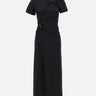 "Pierced and plain long dress" 25PJRO062CO0555 P001 RABANNE 