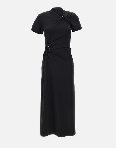 "Pierced and plain long dress" 25PJRO062CO0555 P001 RABANNE 