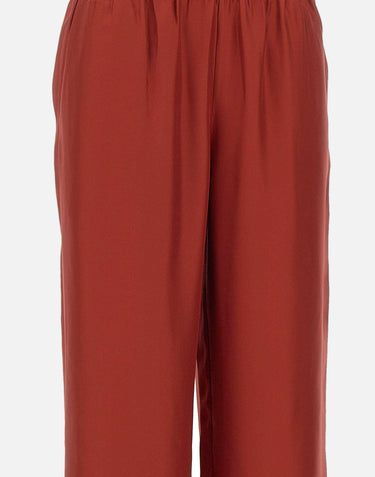 Pantaloni "Alera" in seta ALERA TOMATO LOULOU DE SAISON 