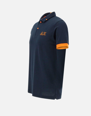 "Polo logo fluo" A35122 07 SUN68 