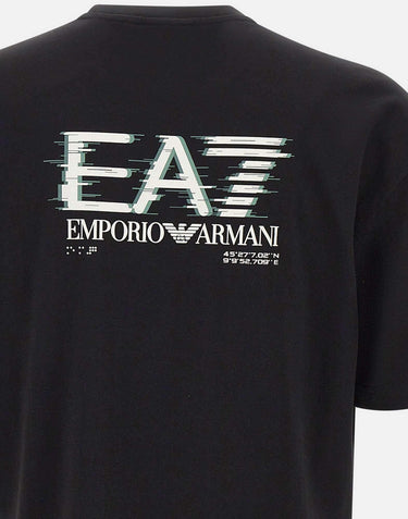 T-shirt "Visibility" in jersey di cotone 7M001327 AF17789UC001 EA7 