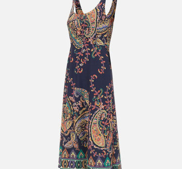 Abito midi con motivo paisley floreale WRHA0555 99SPSI1X0883 ETRO 