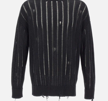 Maglia girocollo destroyed S6LAMAKN030 110 LANEUS 