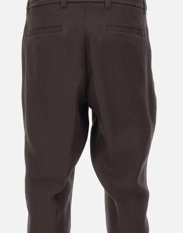 Pantaloni "L-Peet " in lino 50538679 203 BOSS 