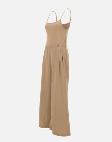 Jumpsuit in satin e maglia 192146 289 KANGRA 