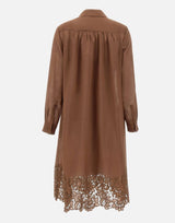 Abito chemisier in garza ramié ricamata 2616231012600 062 MAX MARA STUDIO 