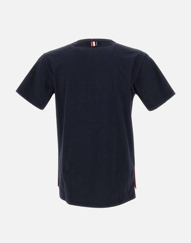 T-Shirt "SS Pocket Tee" in cotone MJS010A 01454415 THOM BROWNE 