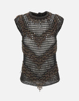 Top "Amaranto" SBS6AMARANTO BLK BLESS 