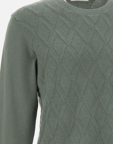 Maglia viscosa e cashmere DK97025 SALVIA DIKTAT 