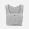 "Cropped rib vest" 1G010011 J009CP001 VIVIENNE WESTWOOD 
