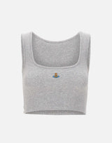 "Cropped rib vest" 1G010011 J009CP001 VIVIENNE WESTWOOD 