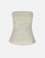 "Alexa" top in lino FFC22 WHT FAITHFULL THE BRAND 