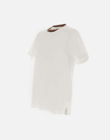 "T-shirt Stripe Rib" in cotone M1R697PS H0008401 PAUL SMITH 