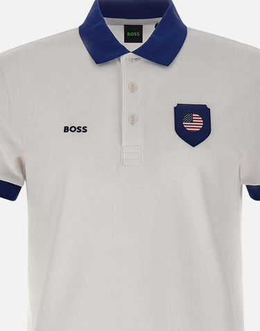 Polo "Paddy" con dettaglio bandiera paese 50559263 121 BOSS 