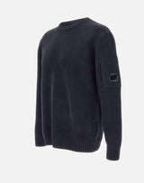 "Cotton Chenille Crewneck Sweater" 19CMKN017A 005558G888 C.P. COMPANY 