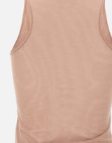 Top in tulle con punti luce 4T061A N0120 BLUMARINE 