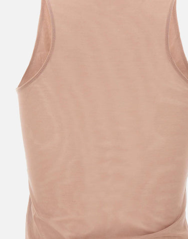 Top in tulle con punti luce 4T061A N0120 BLUMARINE 