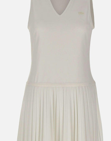 Abito lungo senza maniche plissettato EF2432 70V LACOSTE 
