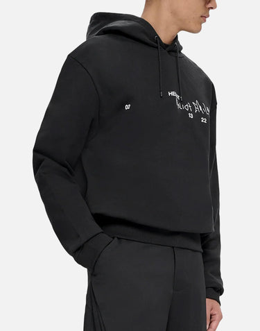 Felpa "Fulgens Hoodie" M08081 BLK01 HELIOT EMIL 