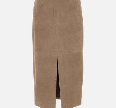 Gonna midi dritta in suede 115300 1683 ROTATE BIRGER CHRISTENSEN 