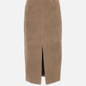 Gonna midi dritta in suede 115300 1683 ROTATE BIRGER CHRISTENSEN 