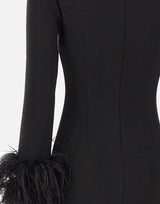 Mini abito "Teide" A0013NER52A NERO TWENTYFOURHAITCH 