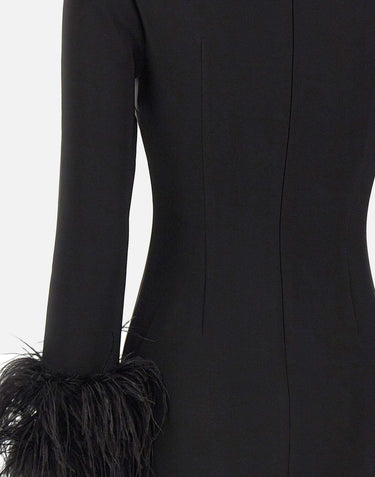 Mini abito "Teide" A0013NER52A NERO TWENTYFOURHAITCH 