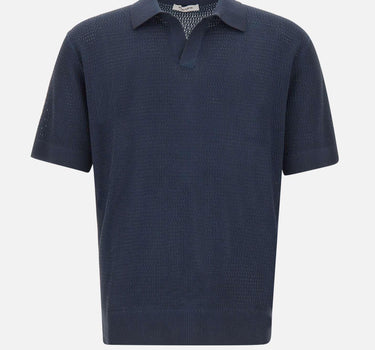 Polo traforata in cotone vintage 301223 038 KANGRA 