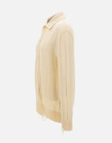 Cardigan in maglia destroyed S6LAMAKP042 015 LANEUS 