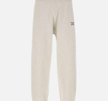 Pantaloni jogger in pile con slogan PERMBP208 CO312GY DROLE DE MONSIEUR 