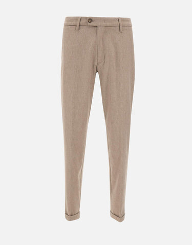 Pantaloni "Mucha10g" in lana e viscosa PR24910G3262NL BEIGE RE-HASH 