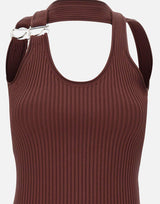 Top a maglia "C-Logo" COPML214Y3025 BRW COPERNI 