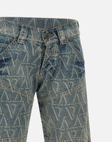 Shorts con logo VAQ09P012 BLUE1 VAQUERA 