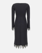 Abito midi con pizzo 2A704A N0990 BLUMARINE 