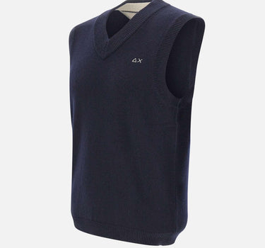 Gilet in morbida lana e cashmere K45115 07 SUN68 